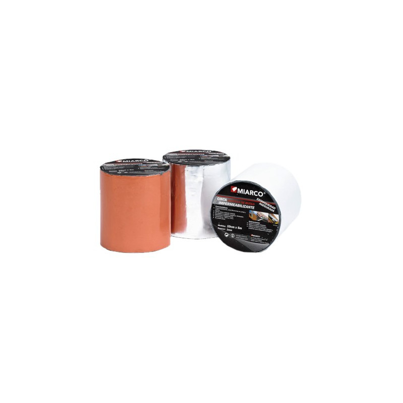 BANDA BUTILO ALUMINIO 100MMX1X5M