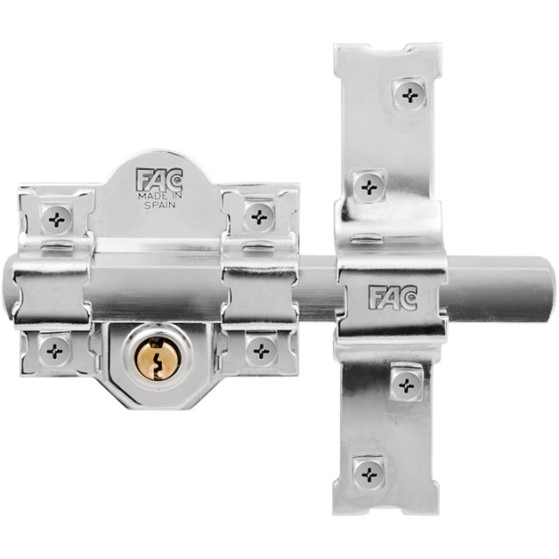 CERRADURA FAC 301-L/80 NIQUEL
