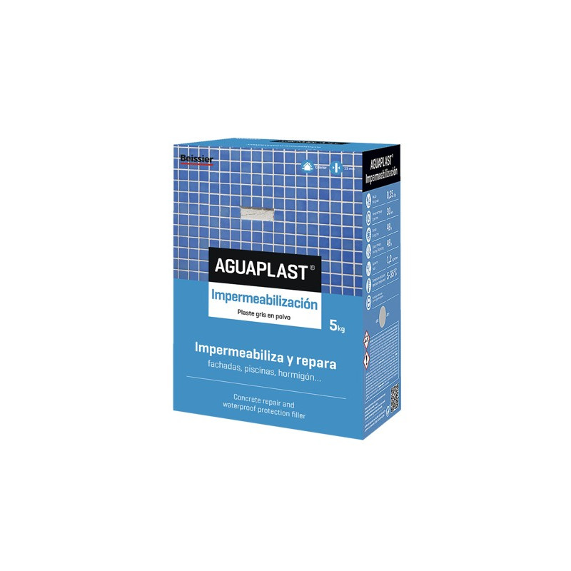 AGUAPLAST MORTERO IMPERMEABLE 5KG.