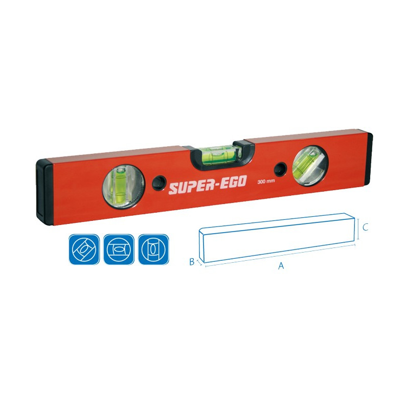 NIVEL ALUMINIO AV-30 2 BURBUJAS