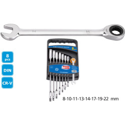 JGO. LLAVES 8 MIXTAS DE CARRACA