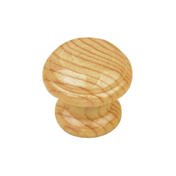 POMO MADERA 40mm. PINO SIN BARNIZ