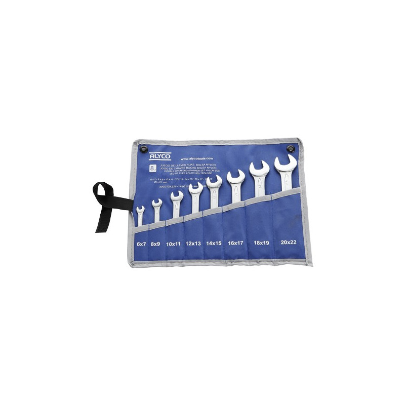 JGO. 8 LLAVES FIJAS 6X7-20X22 B/NYLON