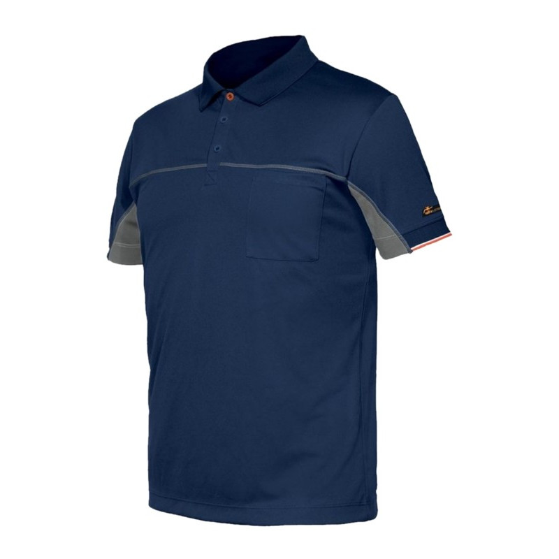 POLO EXTREME 8825B MANGA CORTA AZUL T.XXL