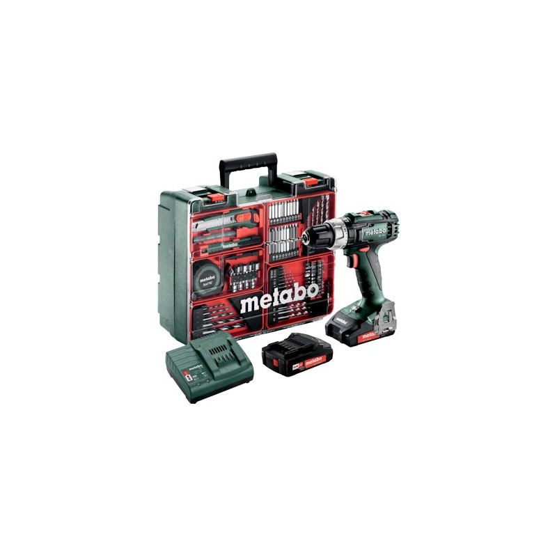 ATORNILLADOR METABO SB 18 L SET TALLER PORT.18V