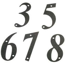 NUMERO AMIG Nº0 ACERO NEGRO