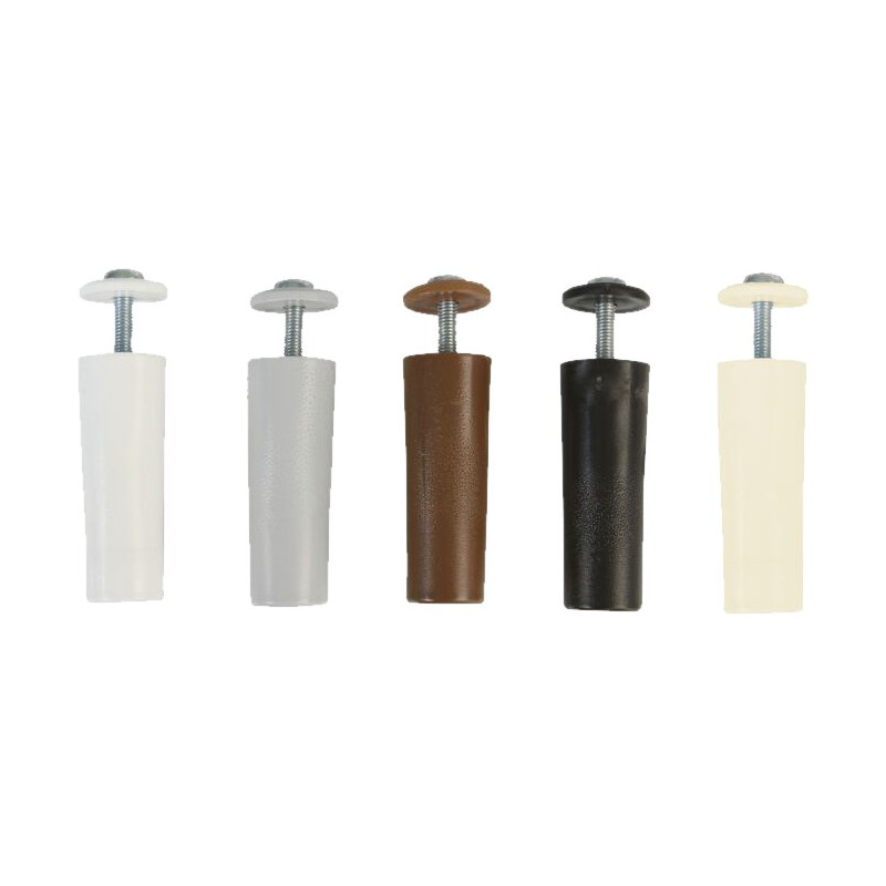 TOPE PERSIANA PLASTICO BRONCE 60MM (2UND)
