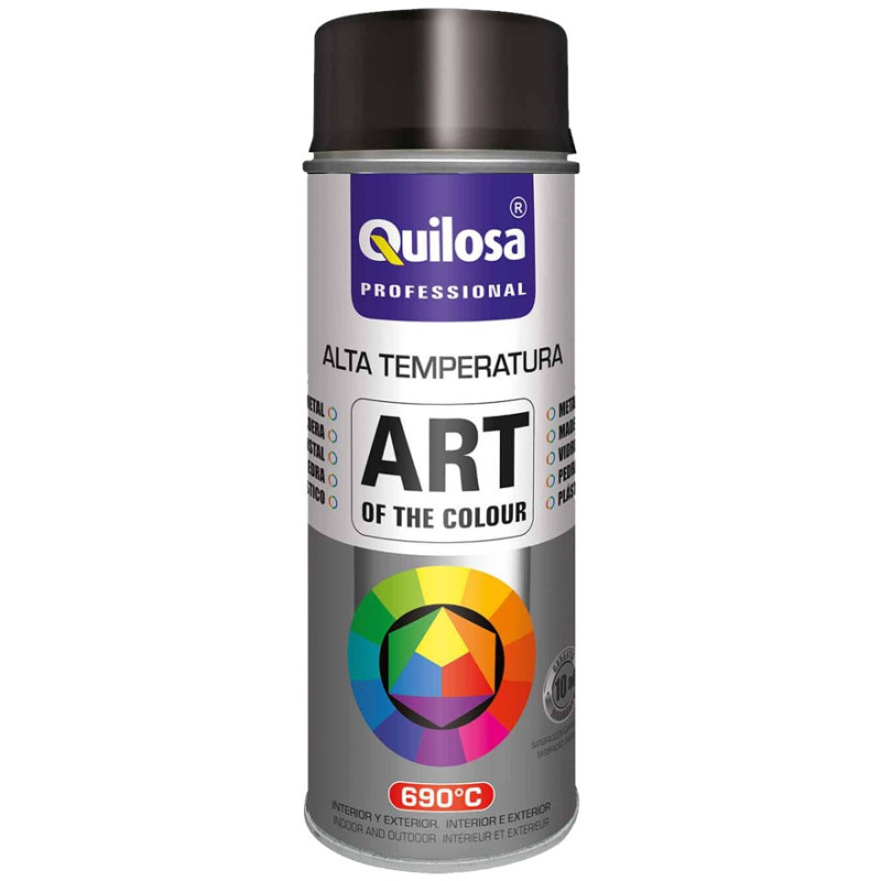 SPRAY ACRILICO ALTAS TEMPERATURAS NEGRO 400ML