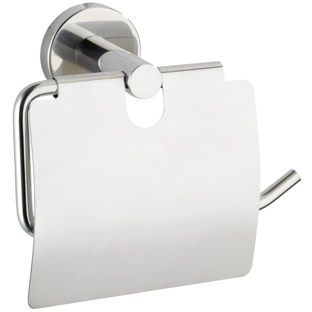 PORTARROLLOS MURAL C/TAPA BOSIO INOX