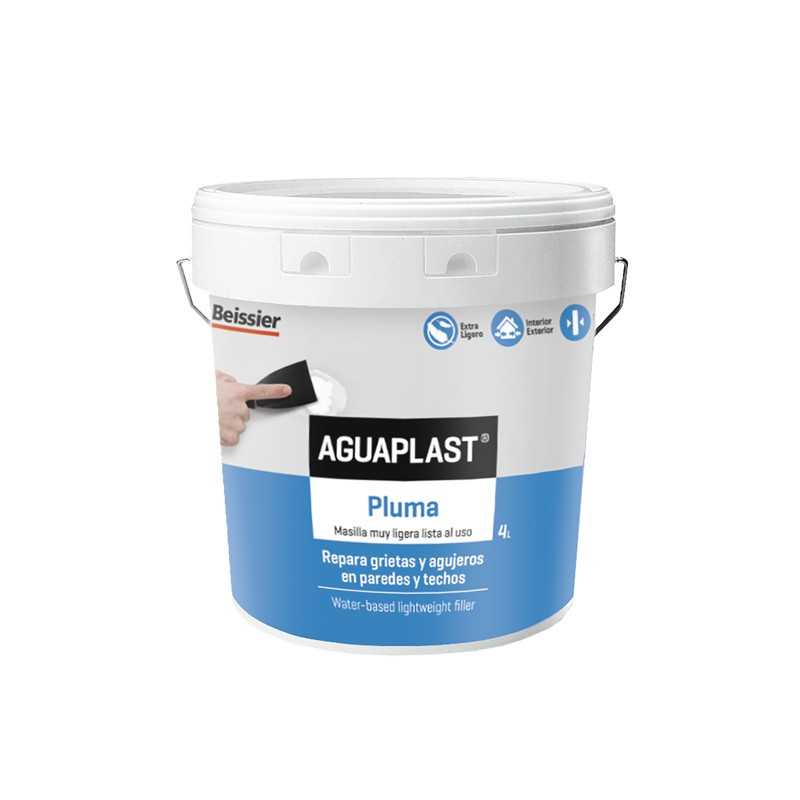 MASILLA AGUAPLAST PLUMA-LIGHT 4KG.