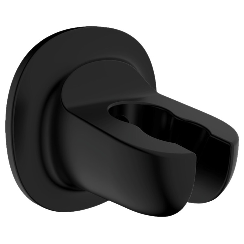 SOPORTE CABEZAL DUCHA LIBRETA NEGRO
