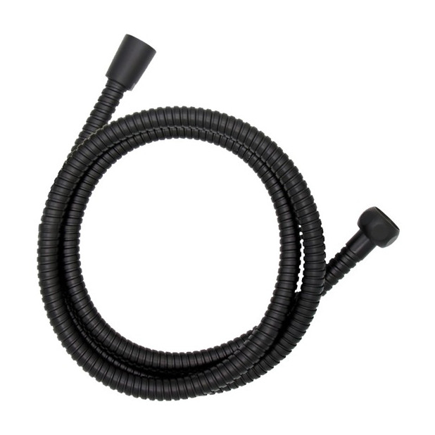 MANGUERA DUCHA INOX 150CM NEGRO