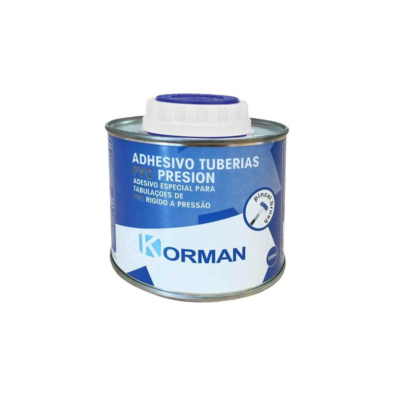 ADHESIVO KORMAN PVC C/PINCEL 1/2LTS