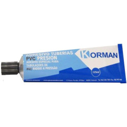 TUBO ADHESIVO KORMAN PVC 125ML