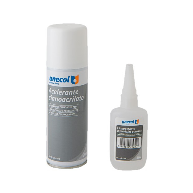 KIT CIANOCRILATO+ACELERADOR 200MAX50GR KORMAN