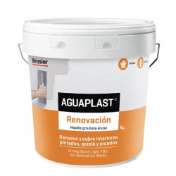 MASILLA AGUAPLAST RENOVACION GRIS 4KG