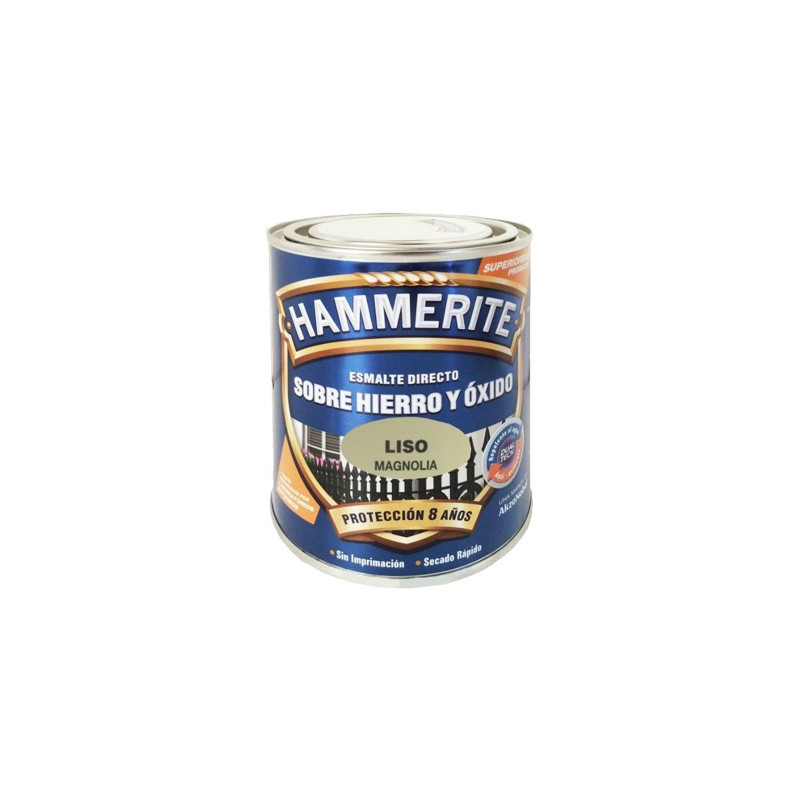 PINTURA HAMMERITE LISO MAGNOLIA 5L.