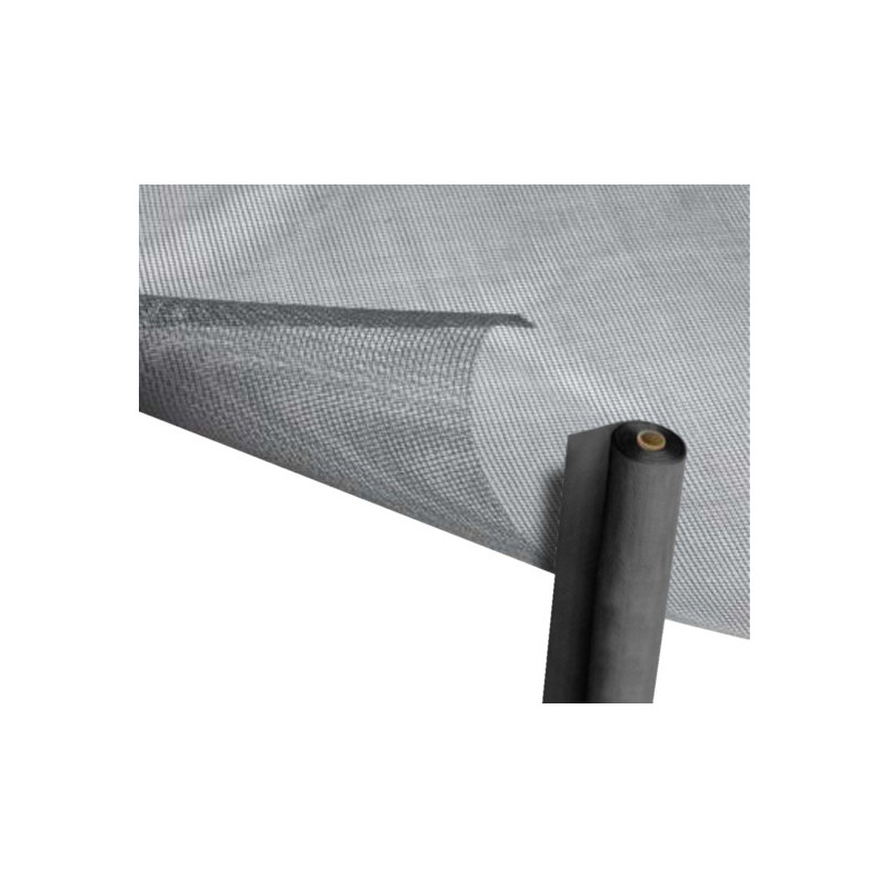 TELA MOSQUITERA FIBRA DE VIDRIO 100CMx3MT GRIS
