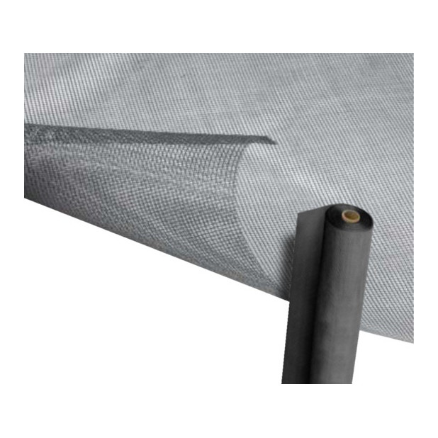 TELA MOSQUITERA FIBRA DE VIDRIO 100CMx3MT GRIS
