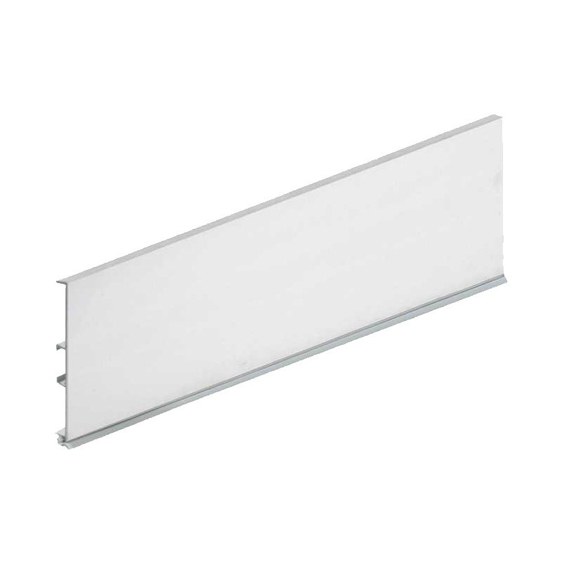 ZOCALO LISO 4MTSx10 PLATA MATE