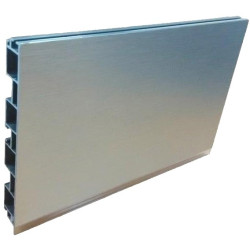 ZOCALO PVC/MELAM. NEGRO 100mm