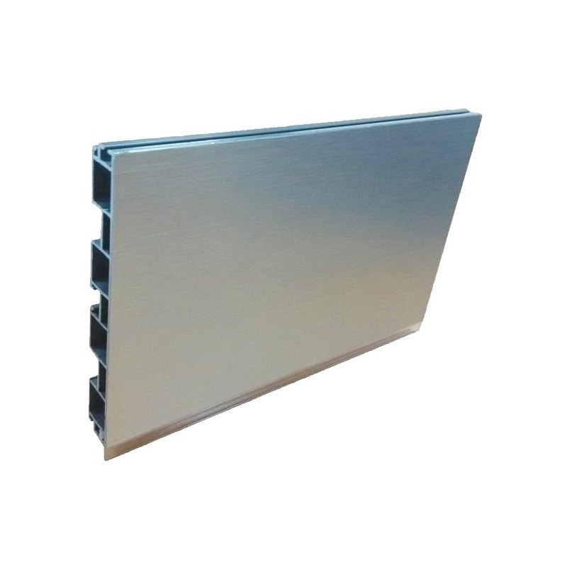 ZOCALO PVC/MELAM. NEGRO 100mm