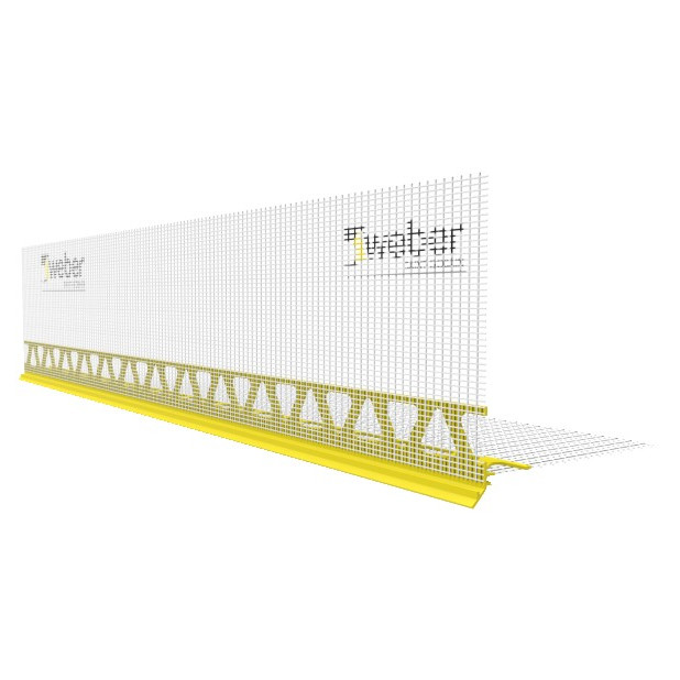 PERFIL WEBERTHERM GOTERON CAPA FINA 2.5MTS