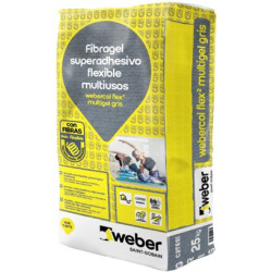 WEBERCOL FLEX2 multiGEL FIB BLANCO 25+5KG