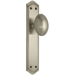 PLACA C/POMO FIJO 205 NIQUEL MAT.