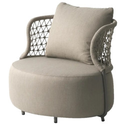 SOFA 1 PLAZA SORA TOPO 103x84x77CM