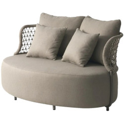 SOFA 2 PLAZAS SORA TOPO 152x99x77CM