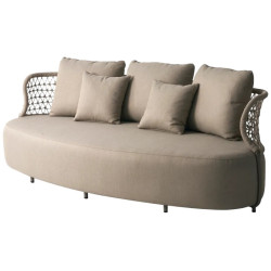 SOFA 3 PLAZAS SORA TOPO 240x99x77CM