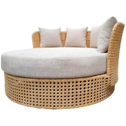 CAMA NIVA ALUMINIO NATURAL 133x126x70CM