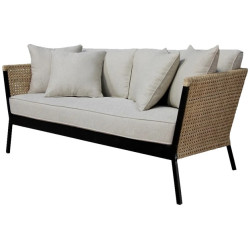 SOFA 2 PLAZAS NIVA ALUMINIO 171x81x72,50CM