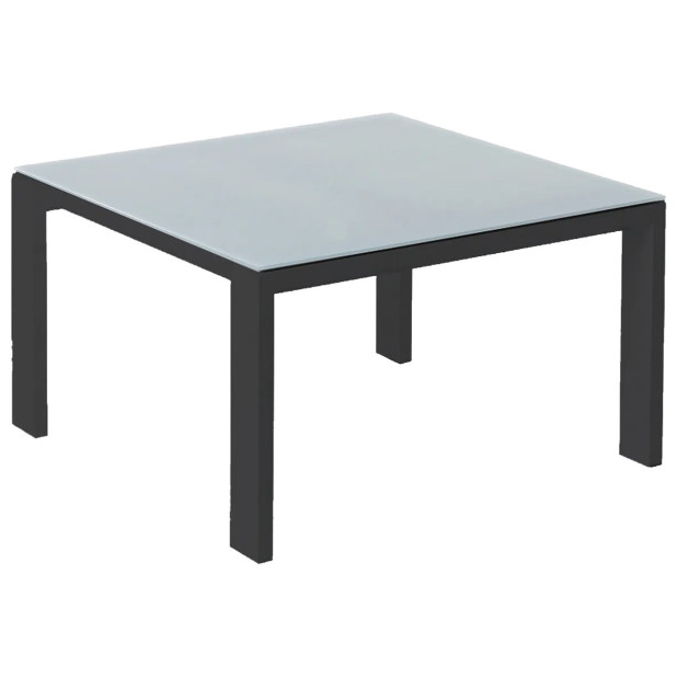 MESA THAIS ALUMINIO GRAFITO 70x70x41CM