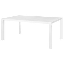 MESA IOS ALUMINIO BLANCO 180x100x75CM