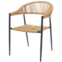 SILLA NESKA GRAFITO 56x59,50x81CM