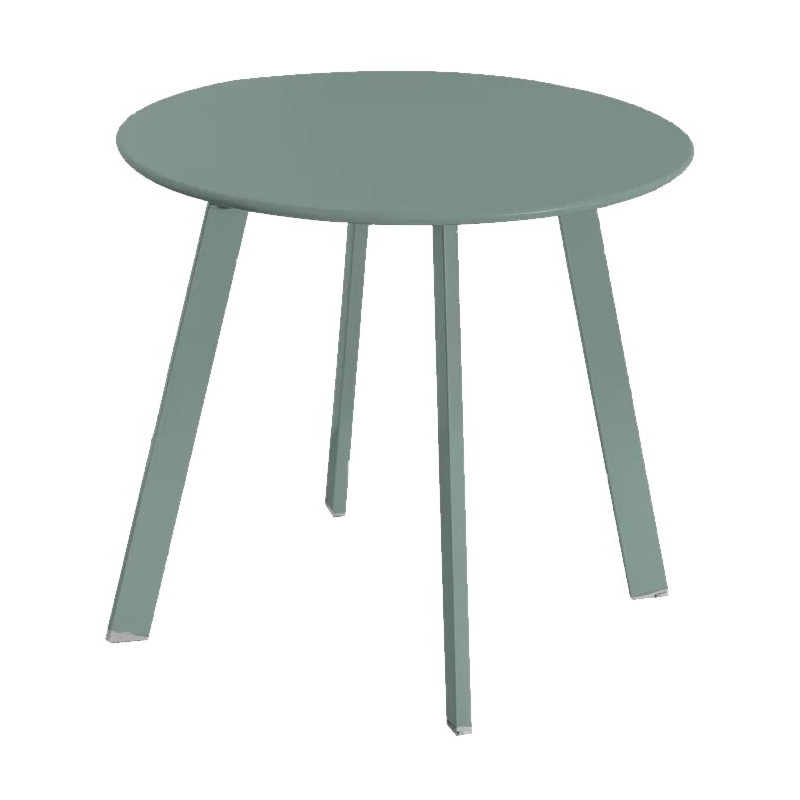 MESA ANIDABLE MARZIA ACERO SALVIA 50x44CM