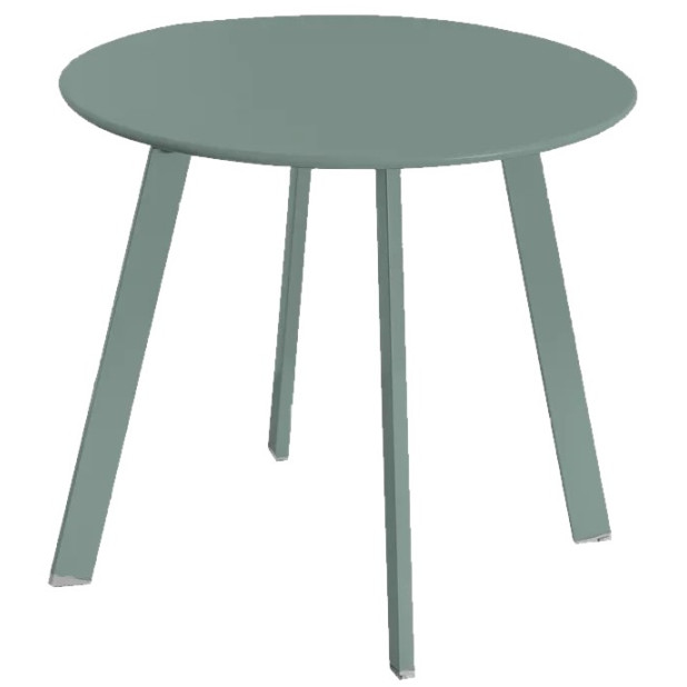 MESA ANIDABLE MARZIA ACERO SALVIA 50x44CM