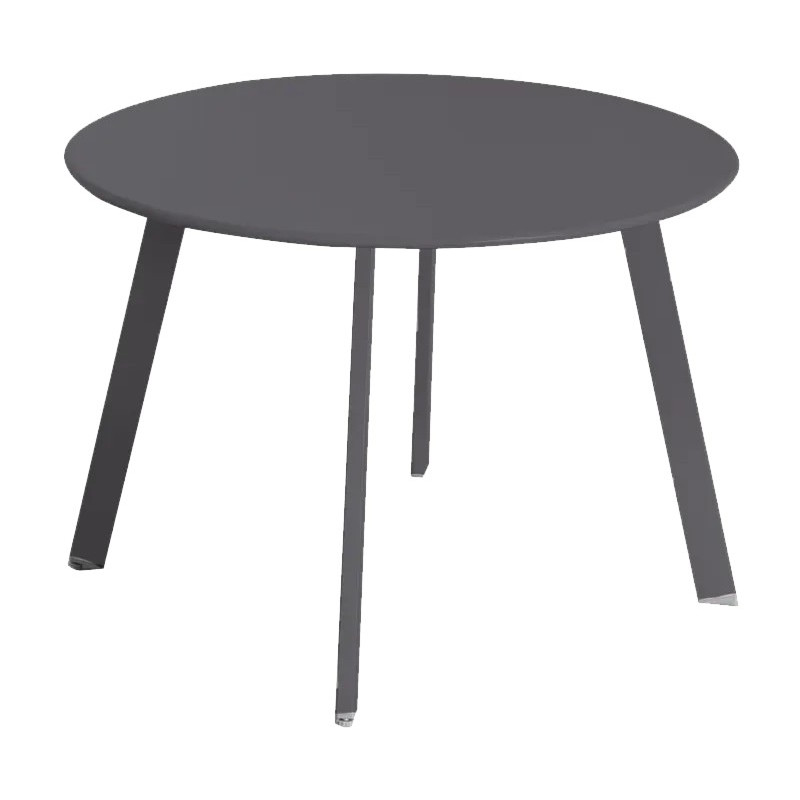 MESA ANIDABLE MARZIA ACERO GRAFITO 60x42CM