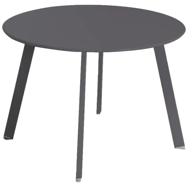 MESA ANIDABLE MARZIA ACERO GRAFITO 60x42CM
