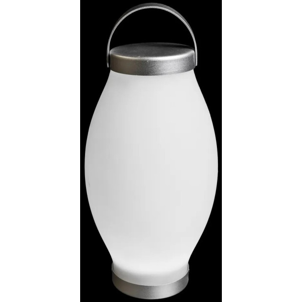 LAMPARA MESA LED KEI PE-ALUMINIO BLANCO 18X18X31,50CM