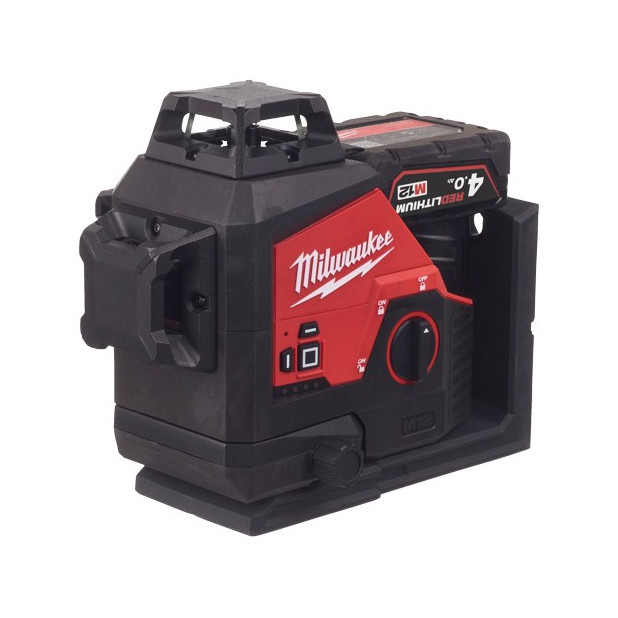 NIVEL LASER MILWAUKEE M123PL-401C 3L M12