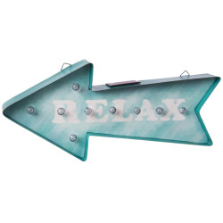 PANEL SOLAR FLECHA RELAX METAL EXTERIOR 41x19CM