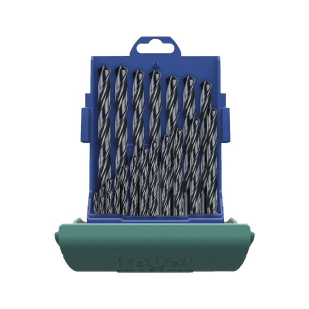 ESTUCHE BROCAS HSS-R ACERO 1-10mm (19pzs)