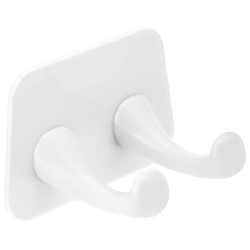 COLGADOR MULTIUSOS DOBLE GANCHO GRIS COMPACT