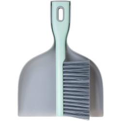 RECOGEDOR +CEPILLO DE MANO RENGO AZUL