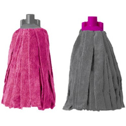 FREGONA MICROFIBRA GRIS-MAGENTA