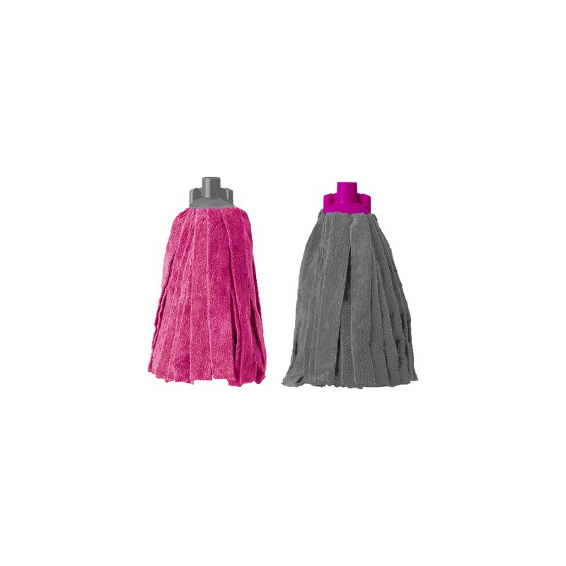 FREGONA MICROFIBRA GRIS-MAGENTA