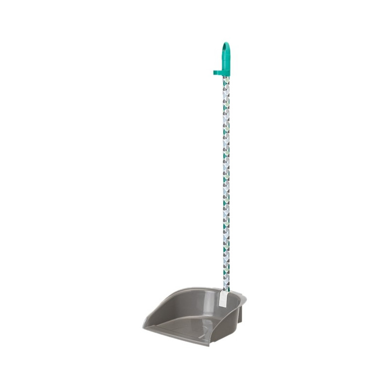 RECOGEDOR GEOM C/PALO PLEGABLE
